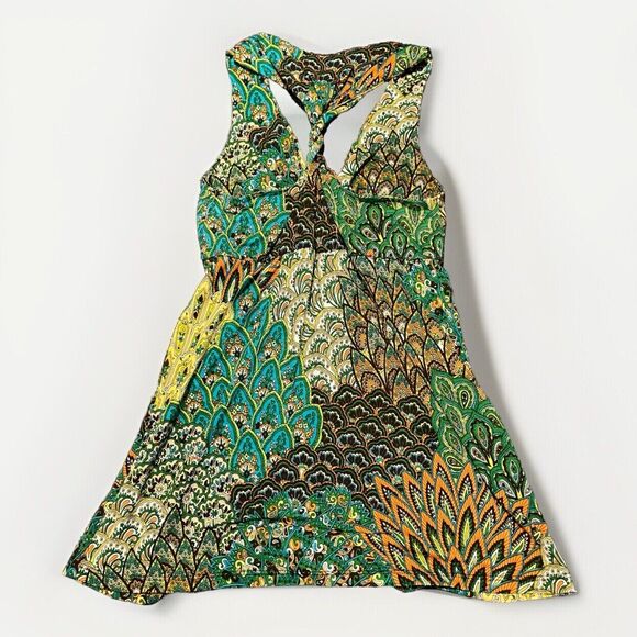 SilverGate Women’s  V Neck Colorful Short Dress Size Medium - Picture 5 of 6